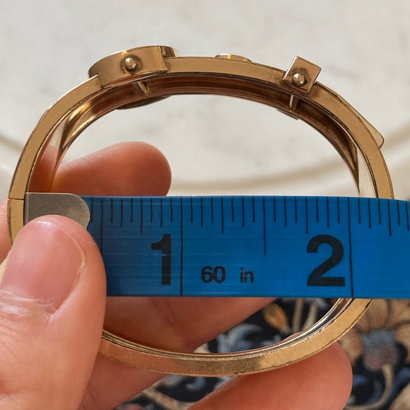 Antique Victorian Taille d’Epargne “Georgie” Engraved Buckle Bracelet Pat. 1874 - Picture 16 of 16